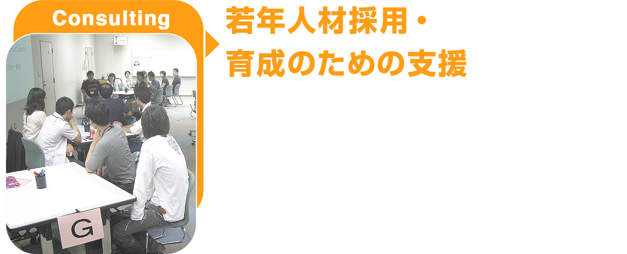 若年人材採用・育成のための支援